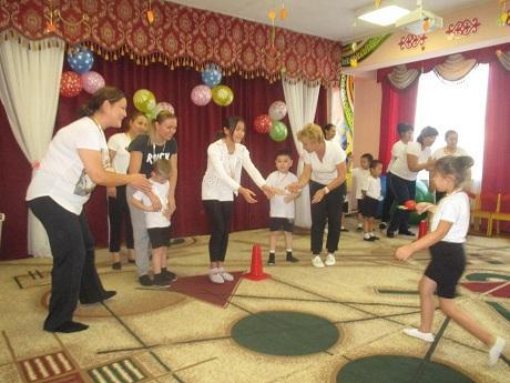 физкультурное развлечение "Мама, папа,я - спортивная и дружная семья"